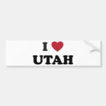 I Love Utah Bumper Stickers