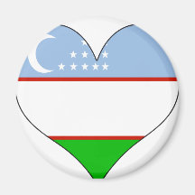 I Love Uzbekistan Fridge Magnets