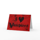 I Love Vampires cards