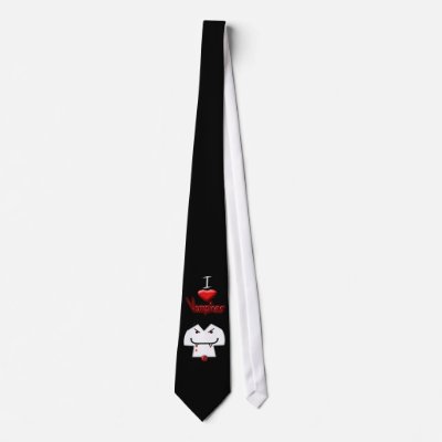 I Love Vampires Ties by SuanSKatra
