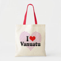 I Love Vanuatu Canvas Bag