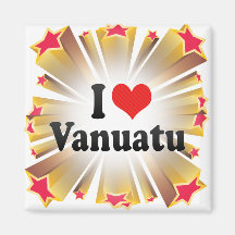 I Love Vanuatu Magnets
