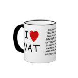 I Love VAT - triple sided VAT mug