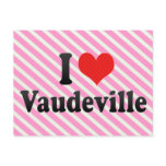 I Love Vaudeville postcards