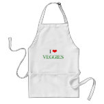 I Love Veggies aprons