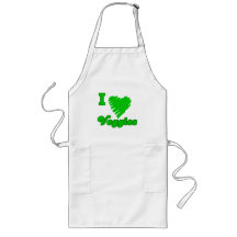 I Love Veggies Aprons