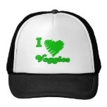 I Love Veggies Hats