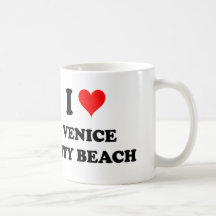 I Love Venice City Beach California Coffee Mugs