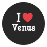 I love Venus heart T-Shirt stickers