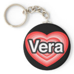 I love Vera. I love you Vera. Heart keychains