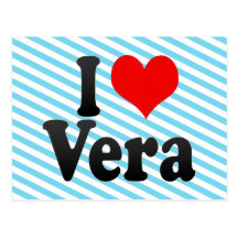 I love Vera Postcards