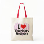 I Love Veterinary Medicine bags