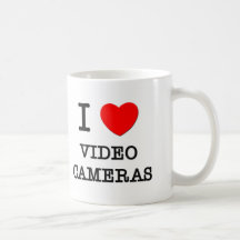 I Love Video Cameras Coffee Mug