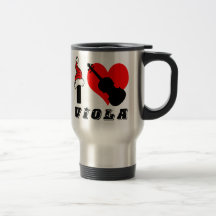 I Love Viola Design Coffee Mug