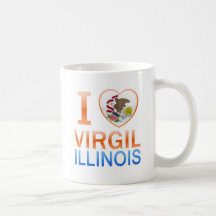 I Love Virgil, IL Coffee Mug
