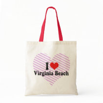 I Love Virginia Beach Tote Bag