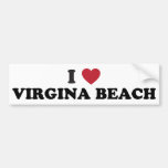 I Love Virginia Beach Virginia Bumper Sticker