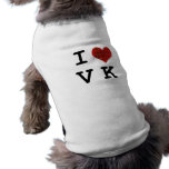 I Love Visual Kei Dog Tee pet clothing
