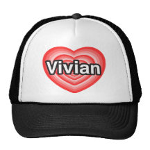 I love Vivian. I love you Vivian. Heart Hats