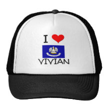 I Love VIVIAN Louisiana Mesh Hats