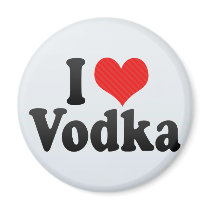 I Love Vodka Magnet