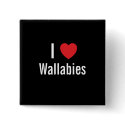 I love Wallabies buttons