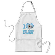 I Love walrus Aprons