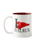 I Love Walrus Mugs