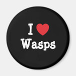 I love Wasps heart custom personalised Magnets