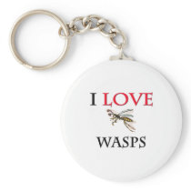 I Love Wasps Keychains