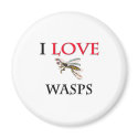 I Love Wasps magnets
