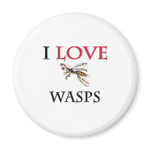 I Love Wasps magnets