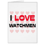 I LOVE WATCHMEN cards