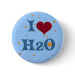 I Love Water! buttons