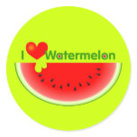 I Love Watermelon Sticker