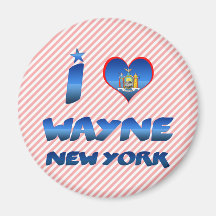 I love Wayne, New York Magnet