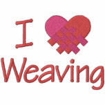 I Love Weaving embroidered shirts