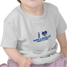 I love Wellsville, New York Tshirt