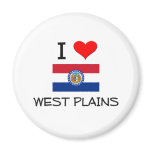 I Love West Plains Missouri magnets