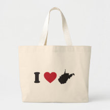I Love West Virginia Bag