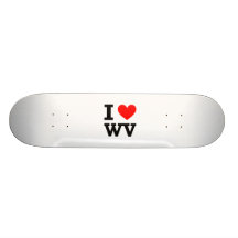 I Love West Virginia Skate Board Decks