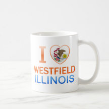 I Love Westfield, IL Coffee Mugs