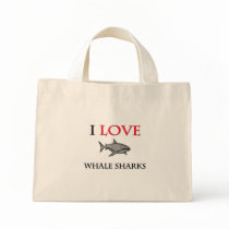 I Love Whale Sharks bags