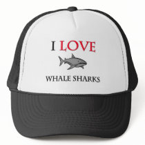 I Love Whale Sharks Mesh Hats