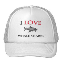 I Love Whale Sharks Mesh Hat