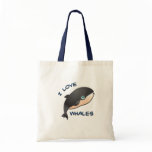 I LOVE WHALES bags