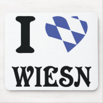 I love wiesn icon mousepads