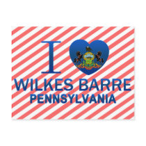 I Love Wilkes Barre, PA Post Card