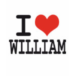 I LOVE WILLIAM t-shirts