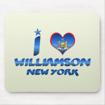 I love Williamson, New York Mousepads